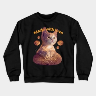 Cat Making Biscuits Crewneck Sweatshirt